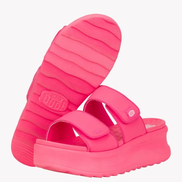 Del Ray slide mono trendy platform shoe by HEY DUDE - Picture 2 of 8